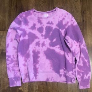 Fruit of the loom bleach dyed sweatshirt